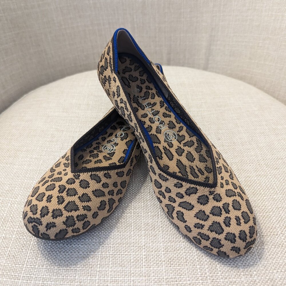 Size 8.5 Rothy's Leopard Flats